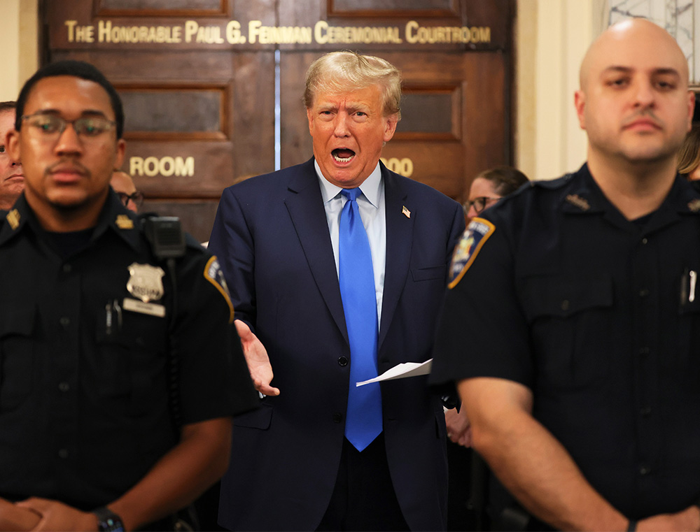 Trump Attends Civil Fraud Trial in New York